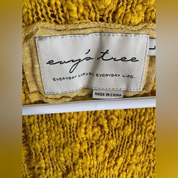 Evys tree yellow cardigan‎ - Picture 3 of 6